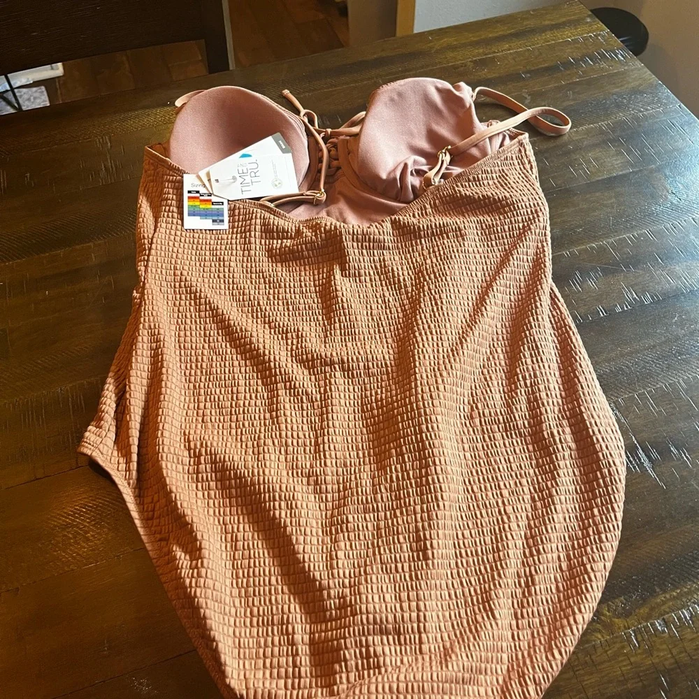 Women's Tan swimsuit